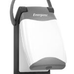 emergency lantern partially opened